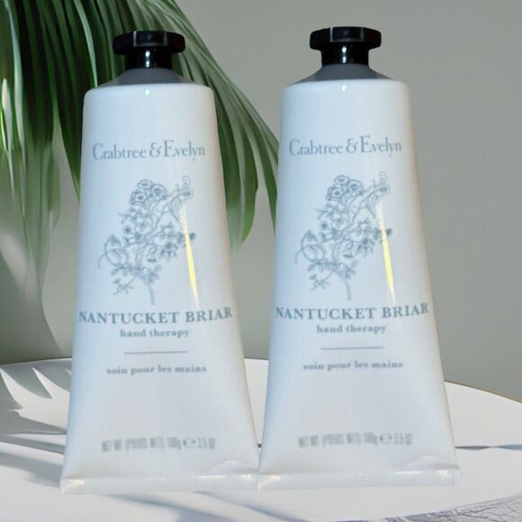 Lot of 2 Crabtree & Evelyn Nantucket Briar Hand Therapy 100g 3.5 oz  New Unboxed - Picture 1 of 3